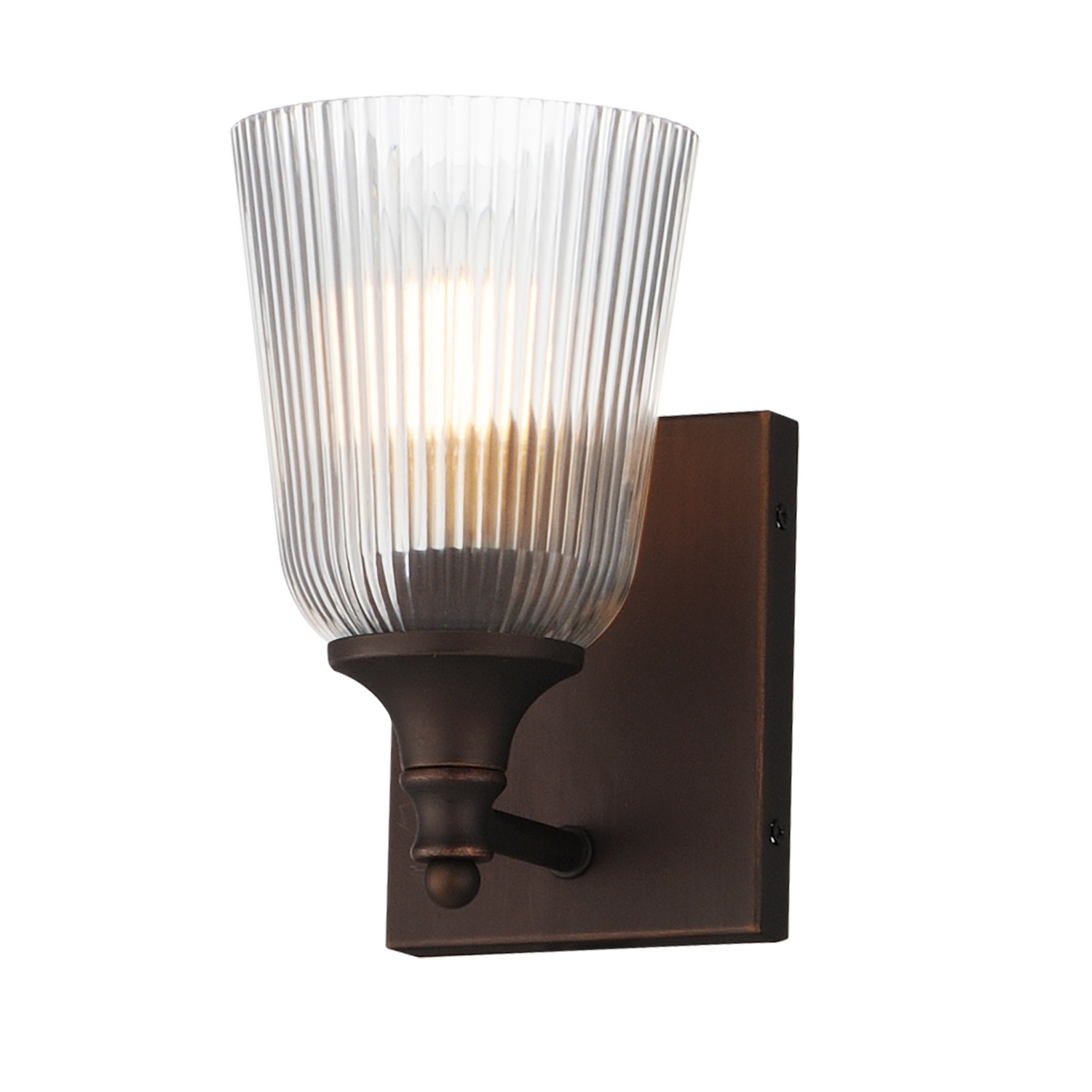 Maxim Lighting 21541CRDBZ Julip 1 Light 5.25 inch Dark Bronze Bath Vanity Wall Light