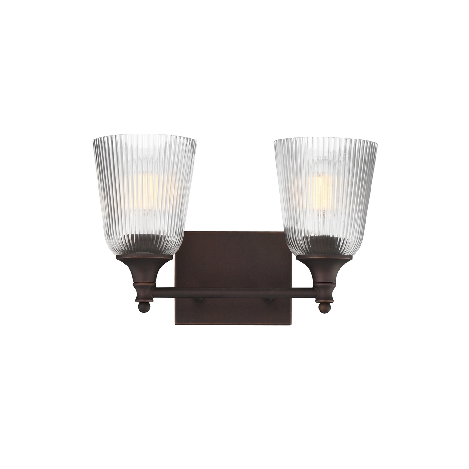 Maxim Lighting 21542CRDBZ Julip 2 Light 14 inch Dark Bronze Bath Vanity Wall Light