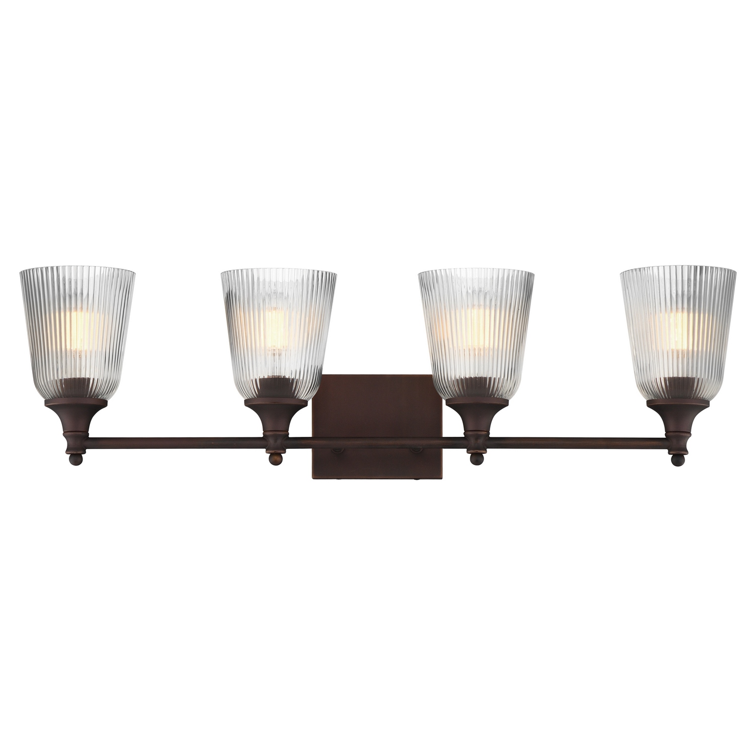 Maxim Lighting 21544CRDBZ Julip 4 Light 31.75 inch Dark Bronze Bath Vanity Wall Light