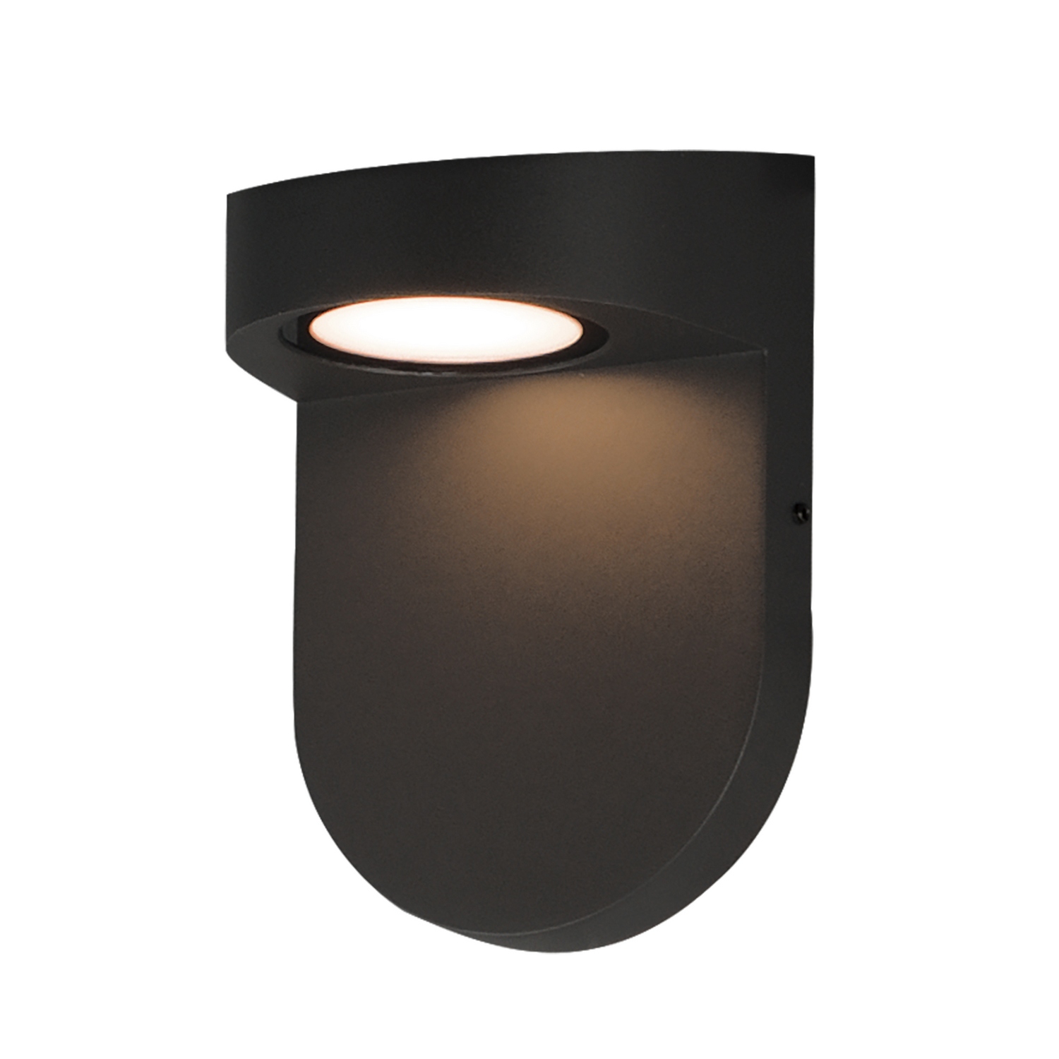 Maxim Lighting 86196BK Ledge LED 7 inch Black Outdoor Wall Mount