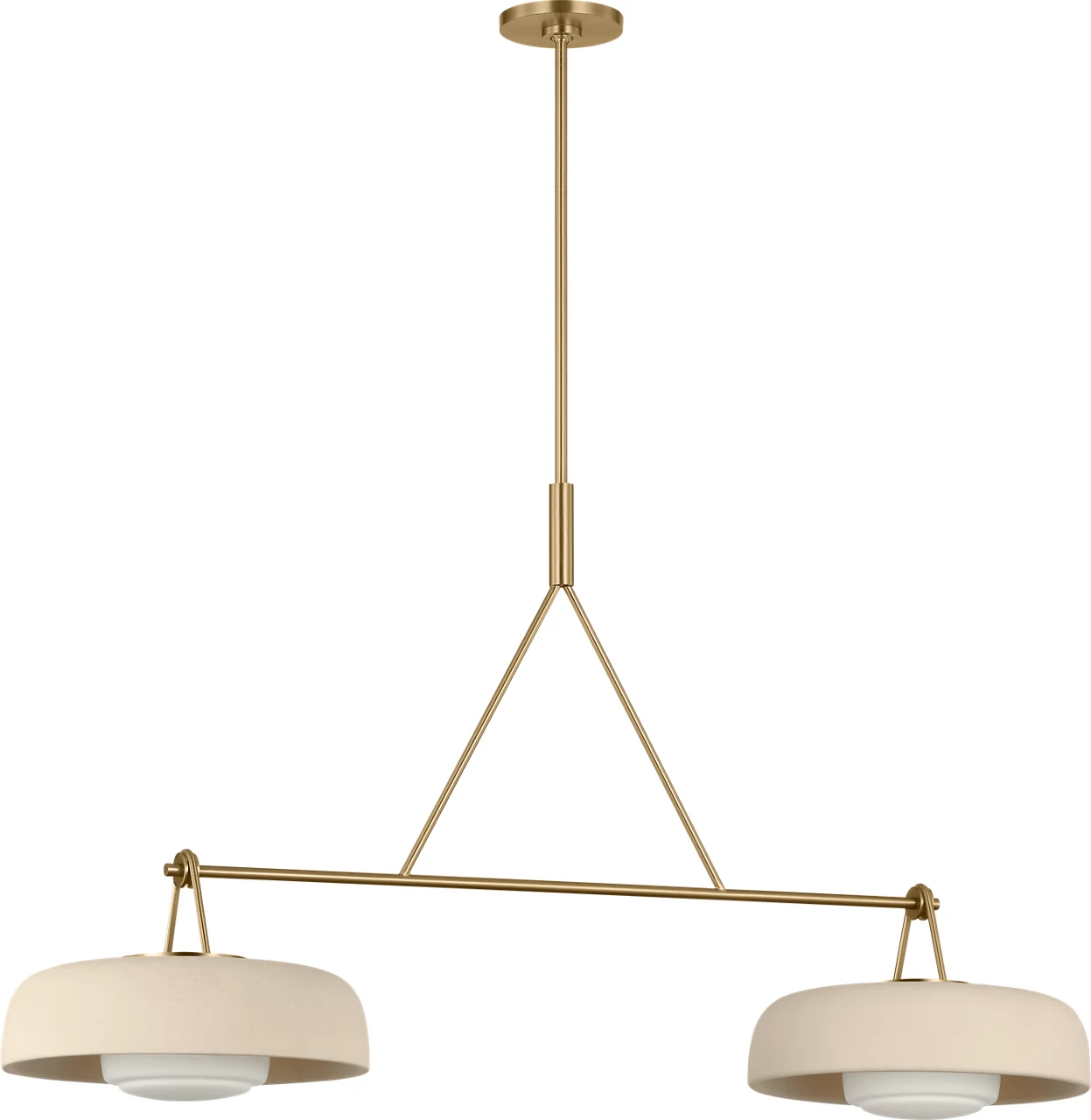 Liora Two Light Linear Chandelier
