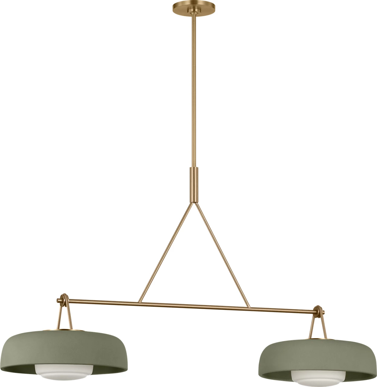 Liora Two Light Linear Chandelier