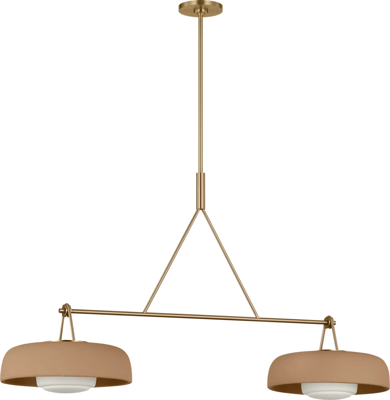 Liora Two Light Linear Chandelier