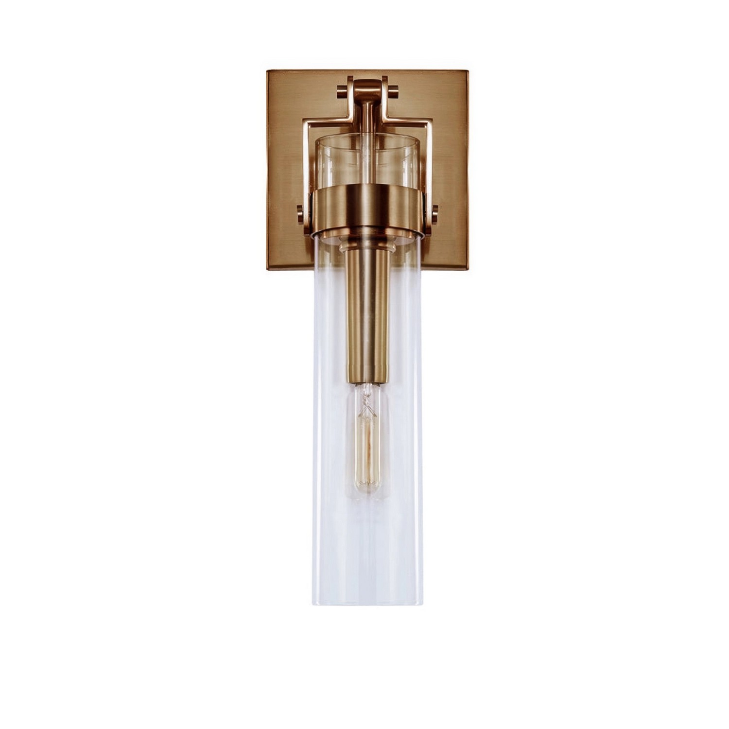 Varaluz V67861BB Foxwich 1 Light 7.3 inch Brushed Brass Wall Sconce Wall Light, Luz Studio