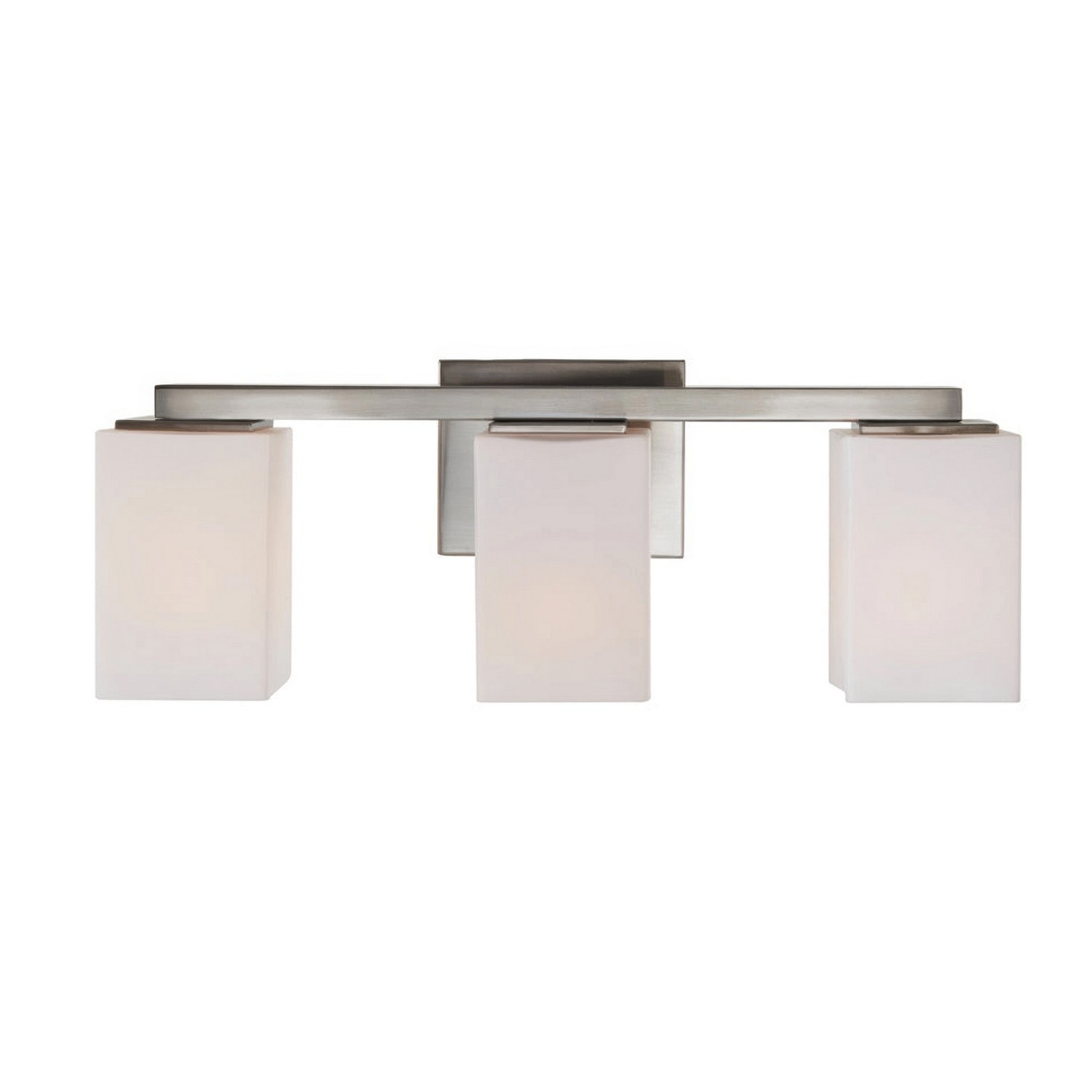 Varaluz V68033BN Capri 3 Light 21 inch Brushed Nickel Bath Vanity Wall Light, Luz Studio