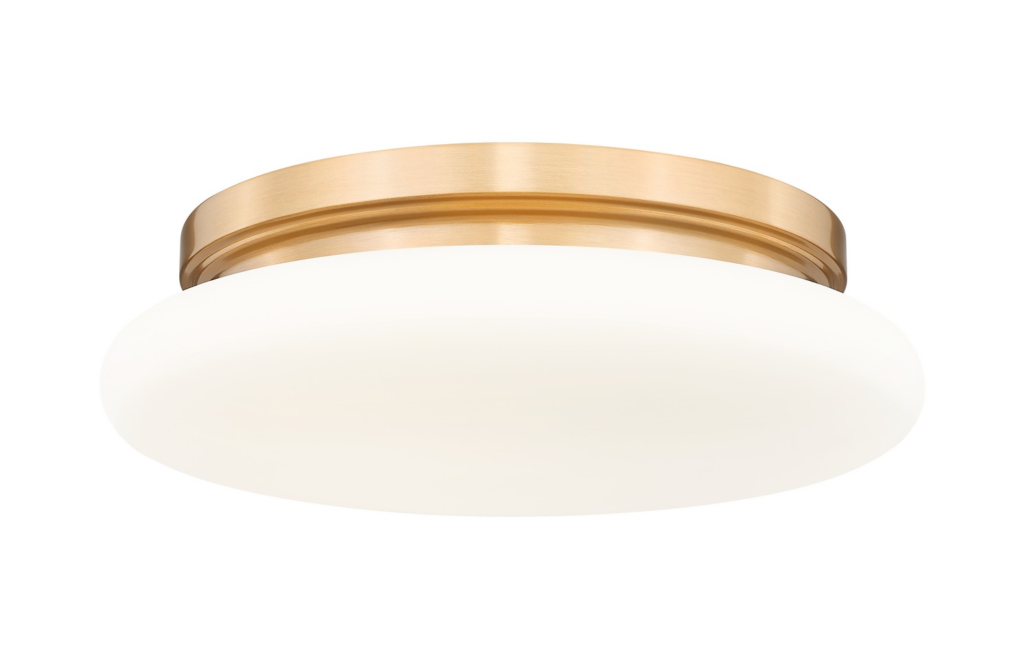 LED Flush Mount by Z-Lite - Soleil Collection, Modern Gold Finish - 1025F12-MGLD-LED