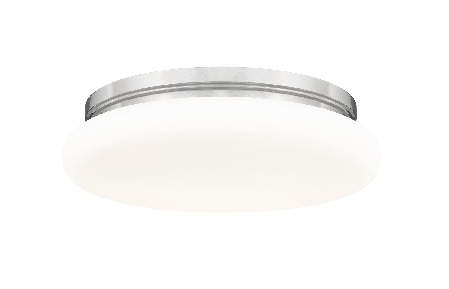 LED Flush Mount by Z-Lite - Soleil Collection, Brushed Nickel Finish - 1025F16-BN-LED