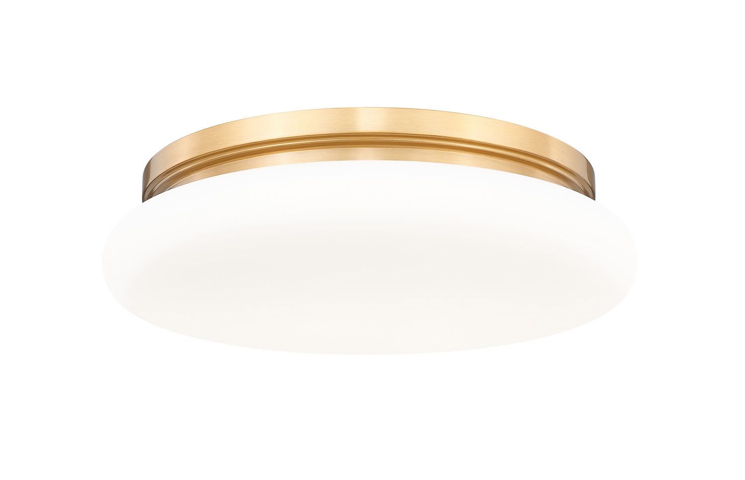 LED Flush Mount by Z-Lite - Soleil Collection, Modern Gold Finish - 1025F16-MGLD-LED