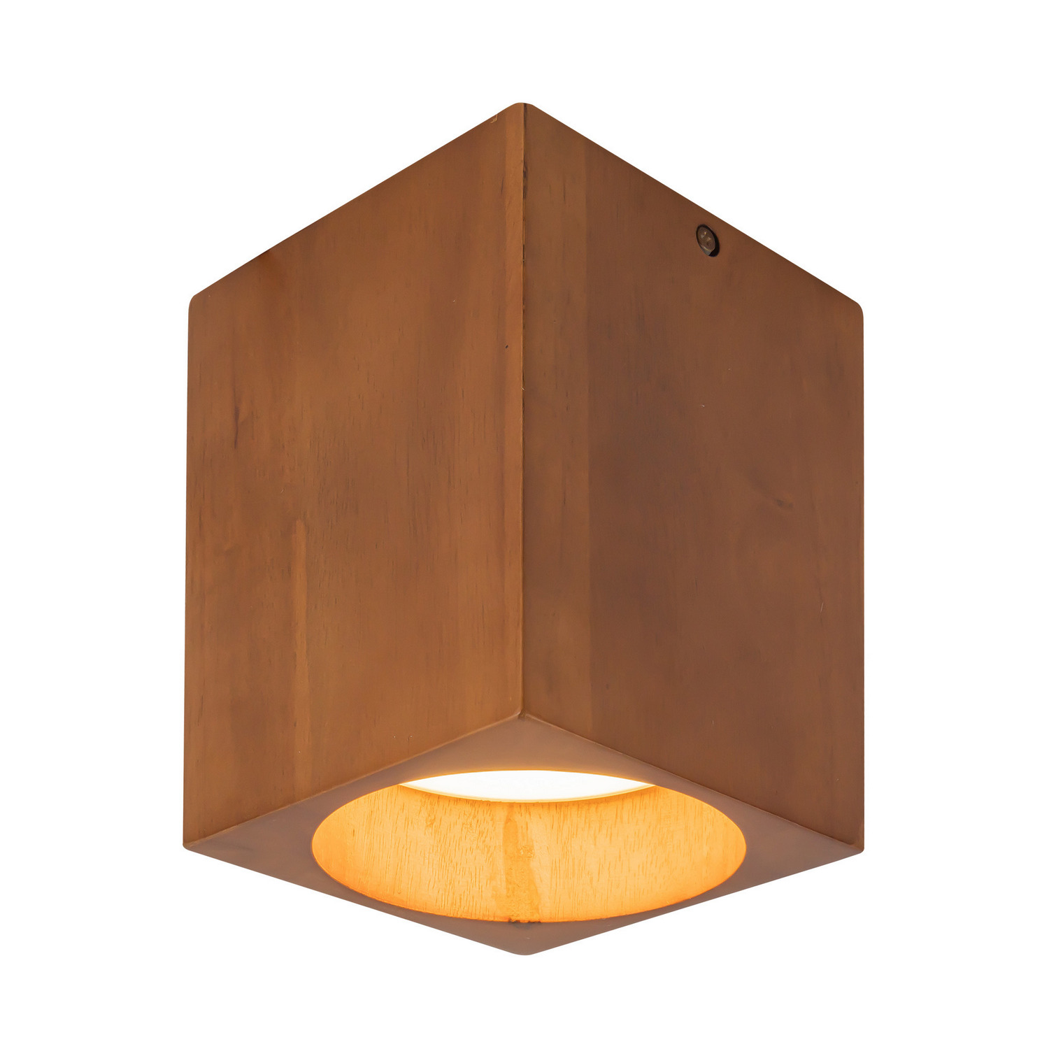 LED Flush Mount by Kuzco Lighting - Bosco Collection, Natural Oak Finish - SF12607-ON