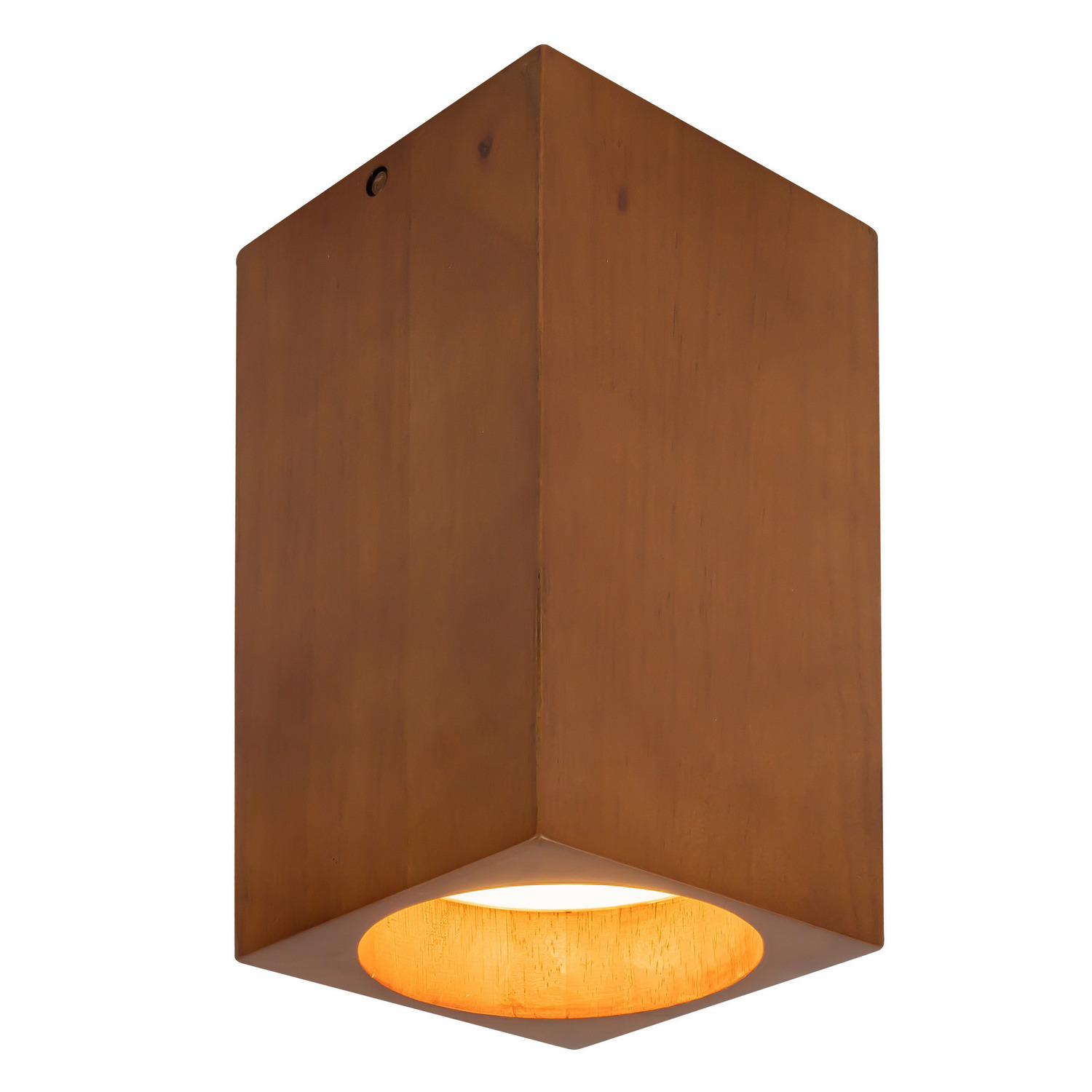 LED Flush Mount by Kuzco Lighting - Bosco Collection, Natural Oak Finish - SF12610-ON