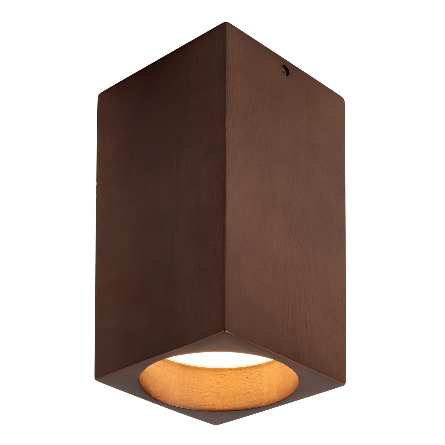 LED Flush Mount by Kuzco Lighting - Bosco Collection, Walnut Finish - SF12610-WT