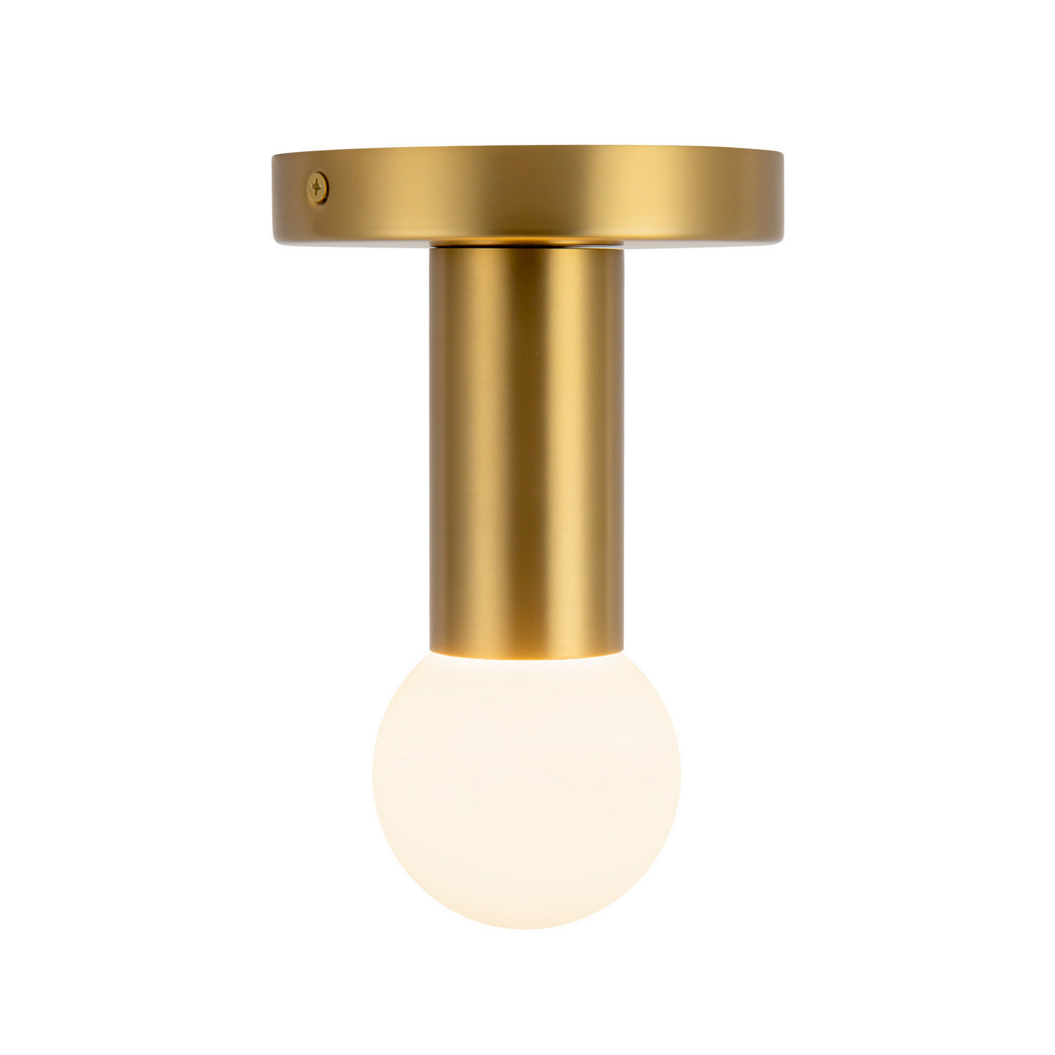 LED Flush Mount by Kuzco Lighting - Calla Collection, Brushed Gold Finish - SF26608-BG
