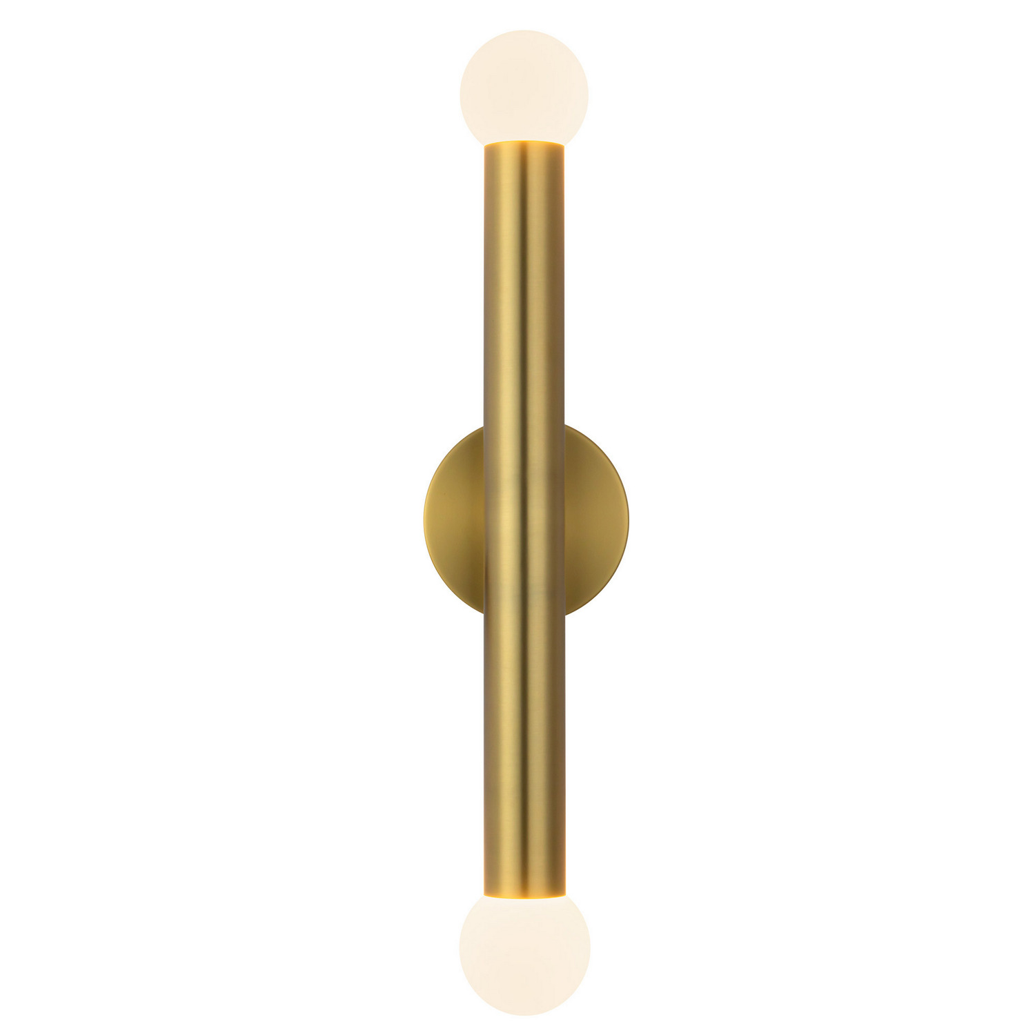 LED Vanity Light by Kuzco Lighting - Calla Collection, Brushed Gold Finish - WS26624-BG