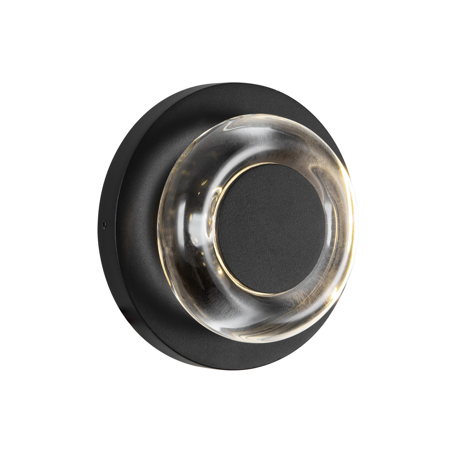 LED Exterior Wall Sconce by Kuzco Lighting - Stephord Collection, Black/Clear Finish - EW97204-BK/CL