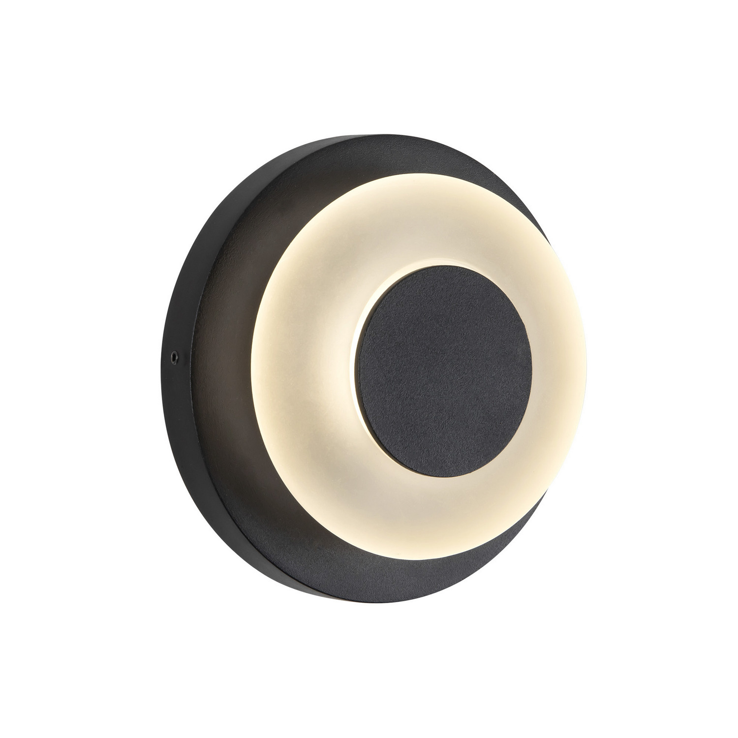 LED Exterior Wall Sconce by Kuzco Lighting - Stephord Collection, Black/Frosted Glass Finish - EW97204-BK/FR