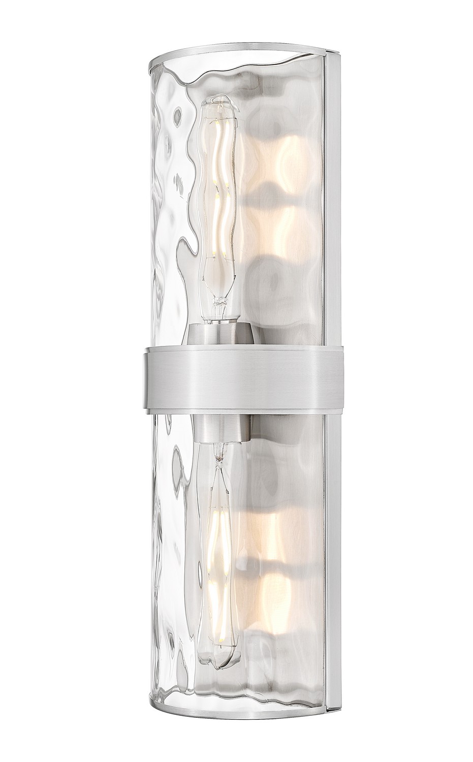 Two Light Wall Sconce by Z-Lite - Meridian Collection, Brushed Nickel Finish - 3053-2SL-BN