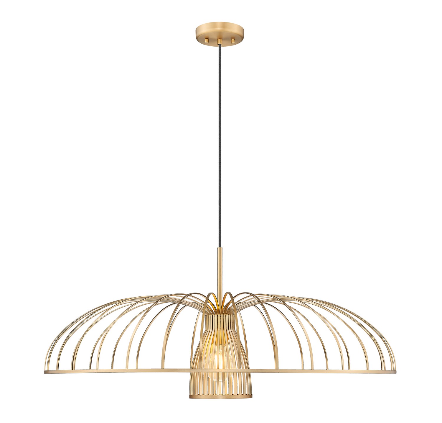 One Light Pendant by Z-Lite - Valencia Collection, Modern Gold Finish - 623P35-MGLD