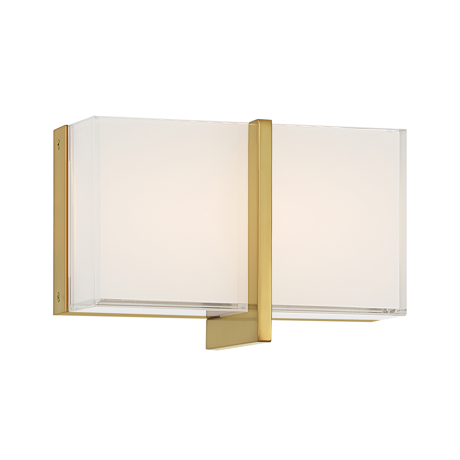 Minka-Lavery 2921-791-L High Rise LED 8.5 inch Brushed Gold Bath Bar Wall Light