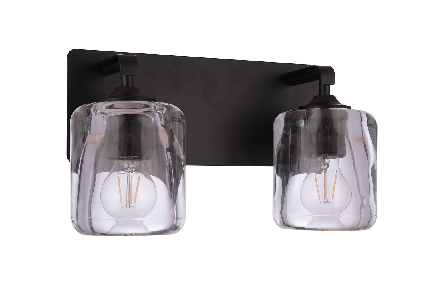 Craftmade 20614FB2 Andie 2 Light 14 inch Flat Black Vanity Light Wall Light
