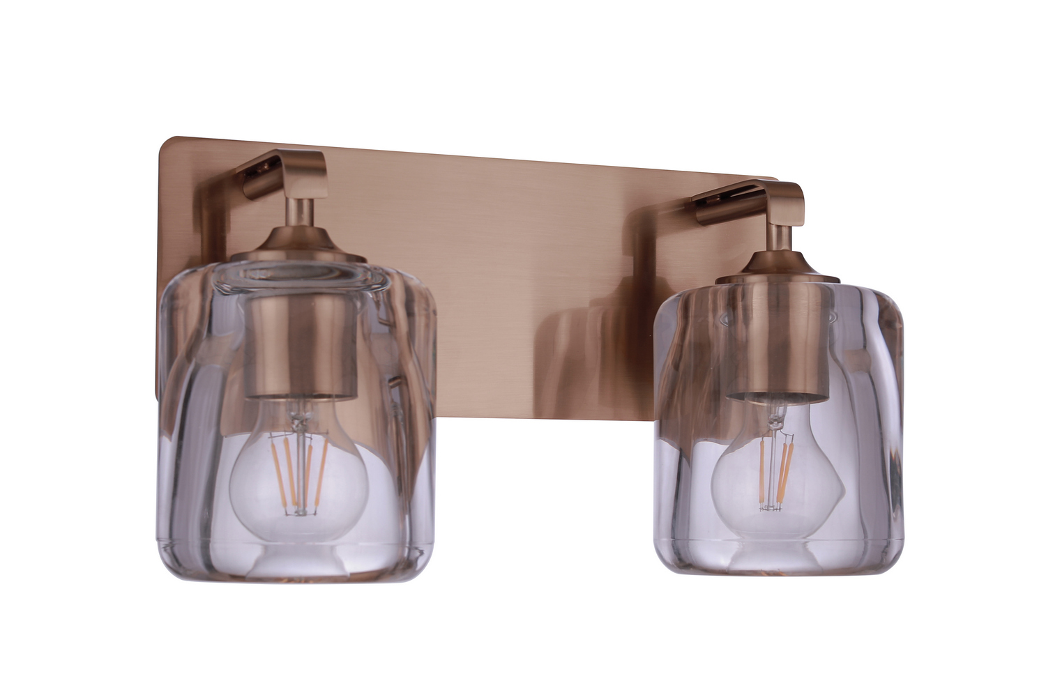 Craftmade 20614SB2 Andie 2 Light 14 inch Satin Brass Vanity Light Wall Light