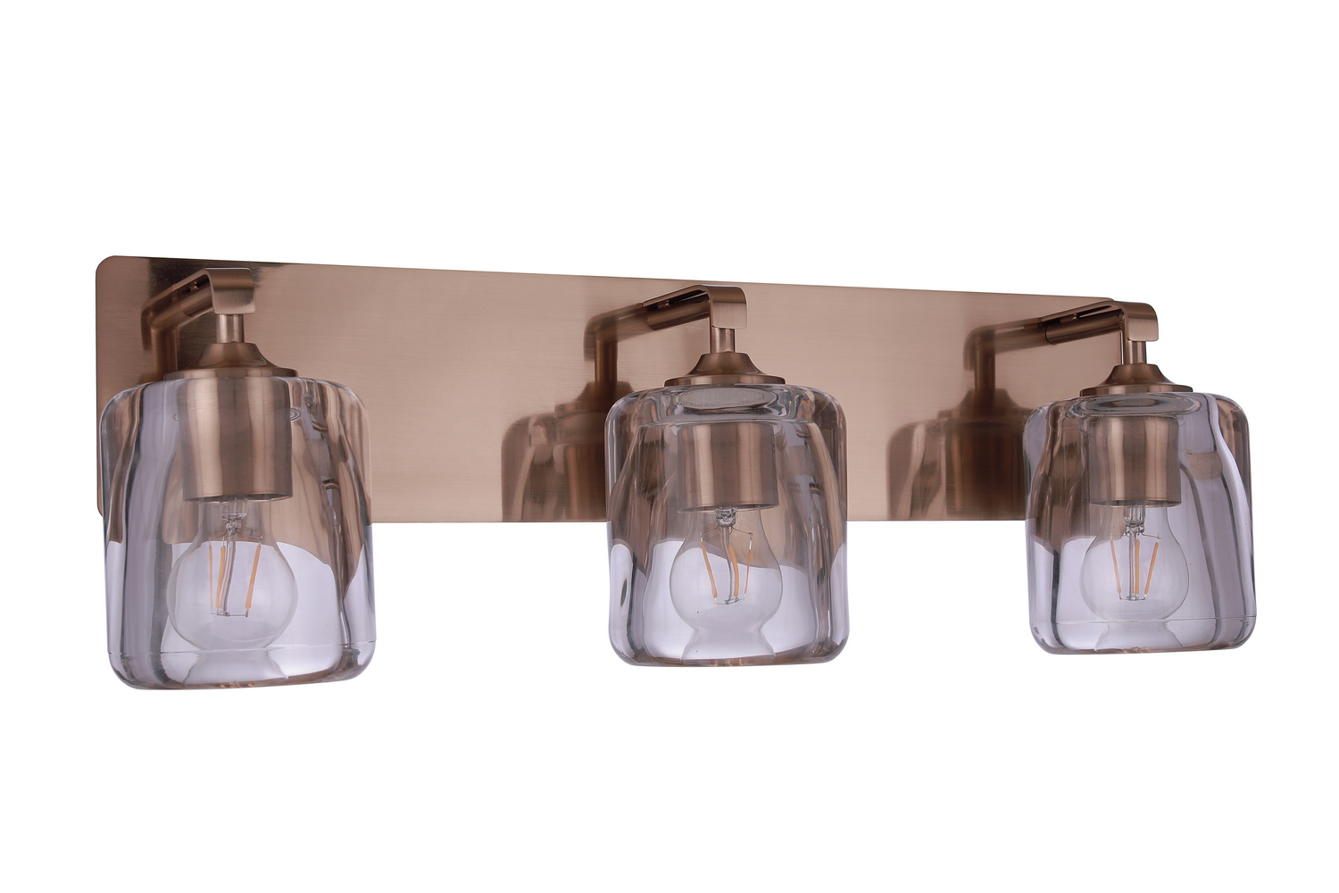 Craftmade 20624SB3 Andie 3 Light 24 inch Satin Brass Vanity Light Wall Light
