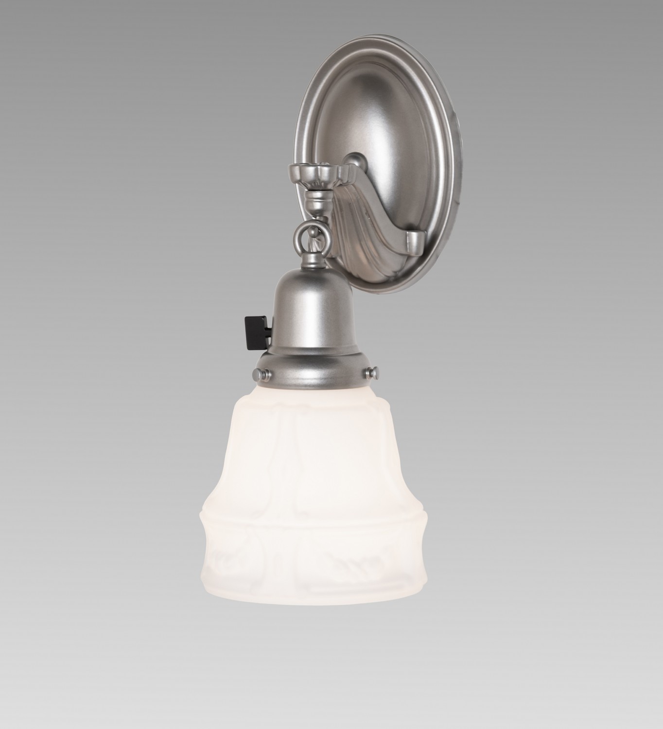 Hartford One Light Wall Sconce in Nickel