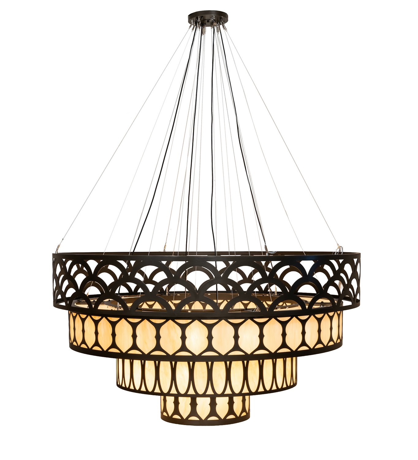Lorea 34 Light Chandelier in Bronze