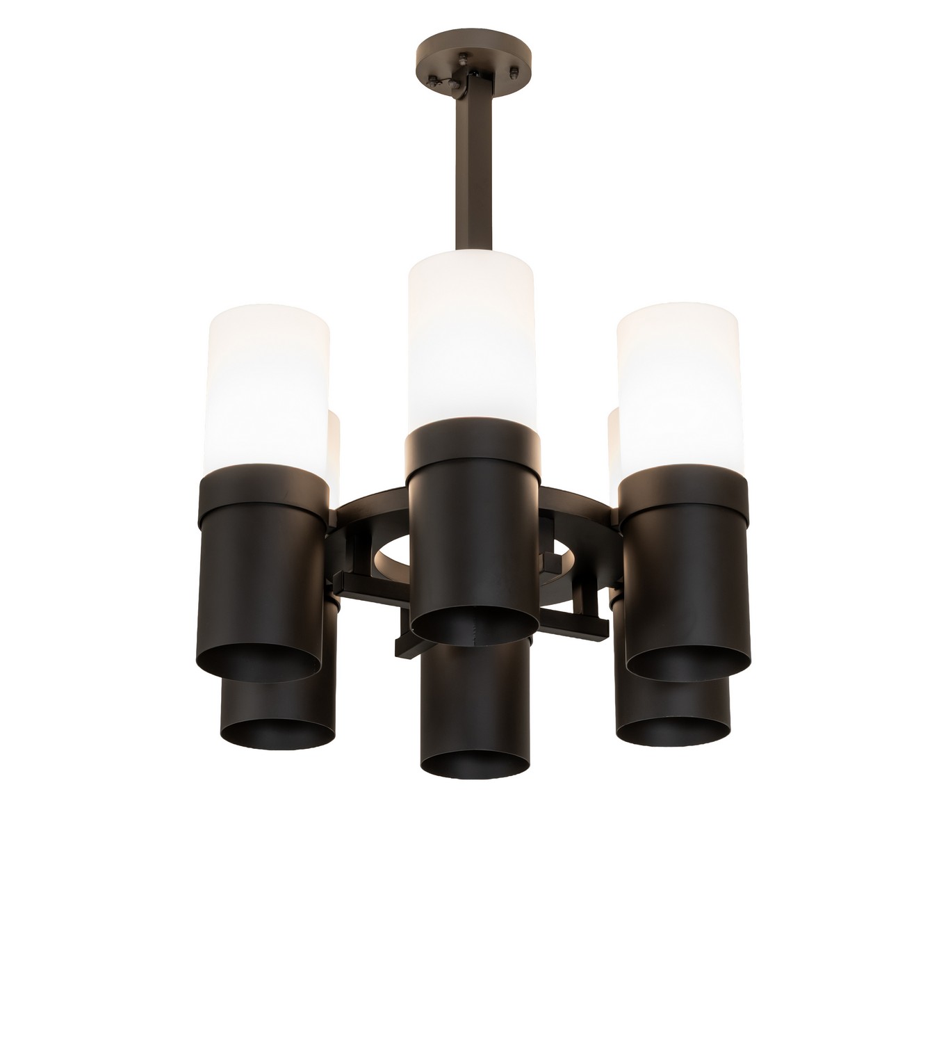 Every Meyda Tiffany item is a unique handcrafted work of art. Natural variations in the wide array of materials that we use to create each Meyda product make every item a masterpiece of its own. Photographs are a general representation of the product. Colors and designs will vary. Collection: Farmington Finish: Oil Rubbed Bronze Glass: Stauario Idalight Width: 30.00" Height: 36.50" Length: 30.00" Weight: 52.00 lb Number of Bulbs: 6 Maximum Wattage: 60.00 W Bulb Type: A19 Bulb Base: E26 Material: Steel Country of Origin: USA Safety Rating: Damp
