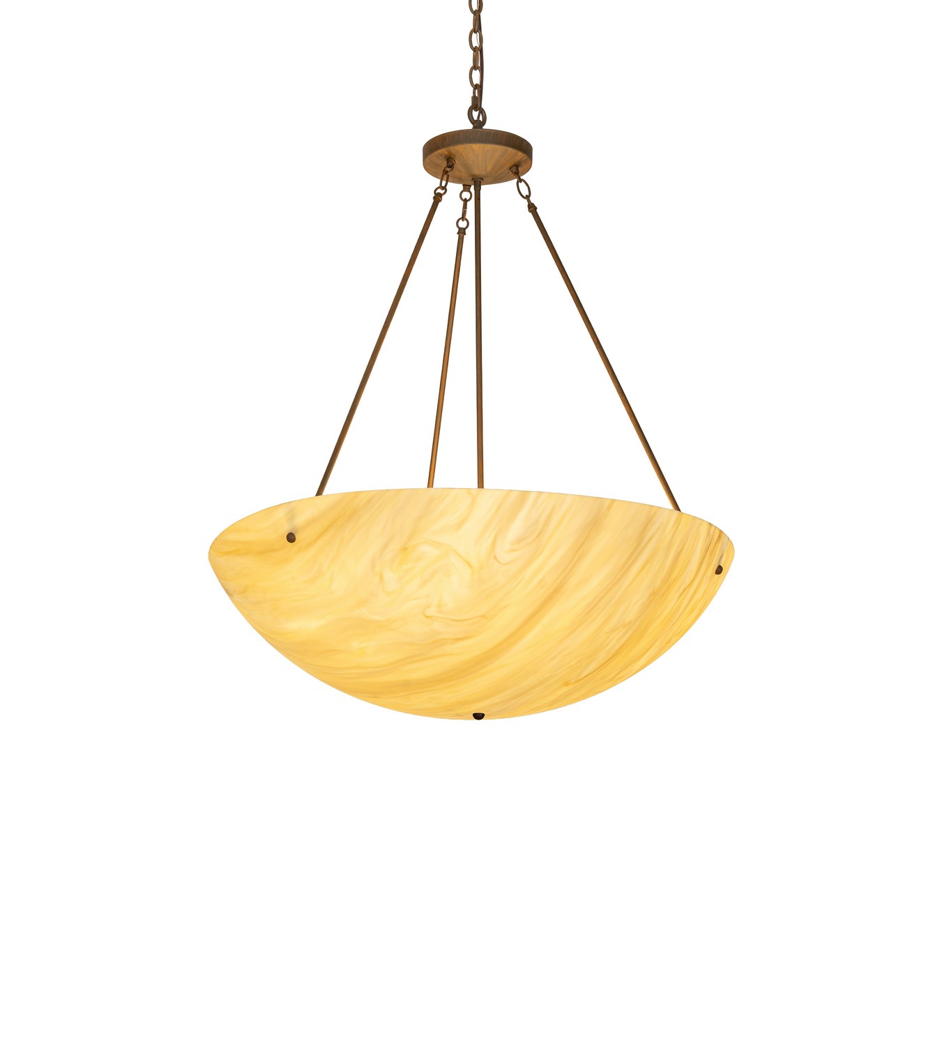 Madison Five Light Pendant in Rustic Iron