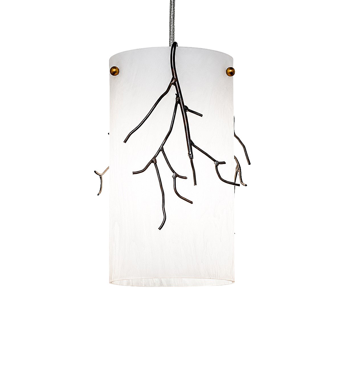 Every Meyda Tiffany item is a unique handcrafted work of art. Natural variations in the wide array of materials that we use to create each Meyda product make every item a masterpiece of its own. Photographs are a general representation of the product. Colors and designs will vary. Collection: Winter Solstice Finish: Dark Burnished Antique Copper Glass: Whitestone Idalight Width: 5.00" Height: 12.00" Length: 5.00" Weight: 2.00 lb Number of Bulbs: 1 Maximum Wattage: 60.00 W Bulb Type: A19 Bulb Base: E26 Material: Steel Country of Origin: USA Safety Rating: Damp