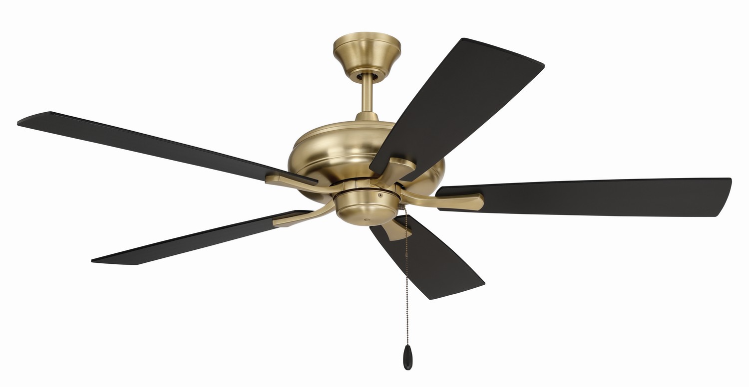 Satin Brass 52 Ceiling Fan from the Eos Collection