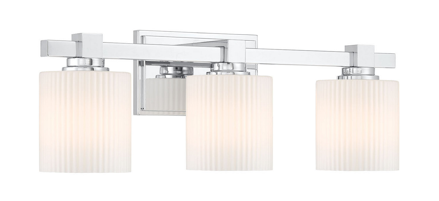 Millennium Lighting 23103-CH Abelson 3 Light 22 inch Chrome Bathroom Vanity Light Wall Light