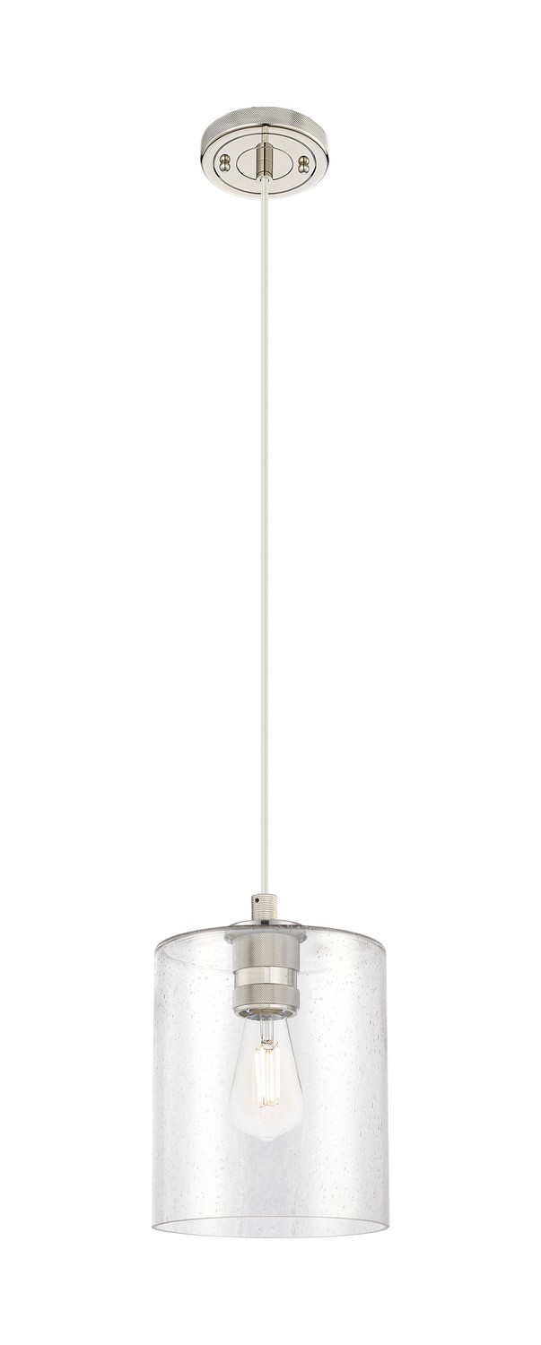 One Light Pendant by Innovations - Downtown Urban Collection, Polished Nickel Finish - 434-1P-PN-G4424-7