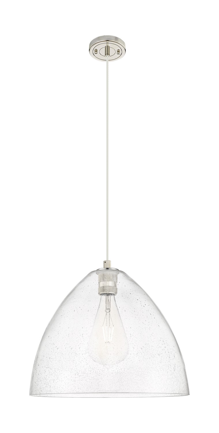 One Light Pendant by Innovations - Downtown Urban Collection, Polished Nickel Finish - 434-1P-PN-GBD-164