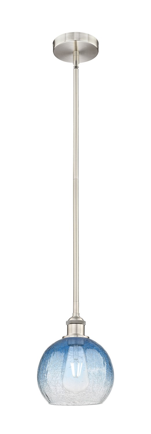 One Light Mini Pendant by Innovations - Edison Collection, Brushed Satin Nickel Finish - 616-1S-SN-G483-8SB