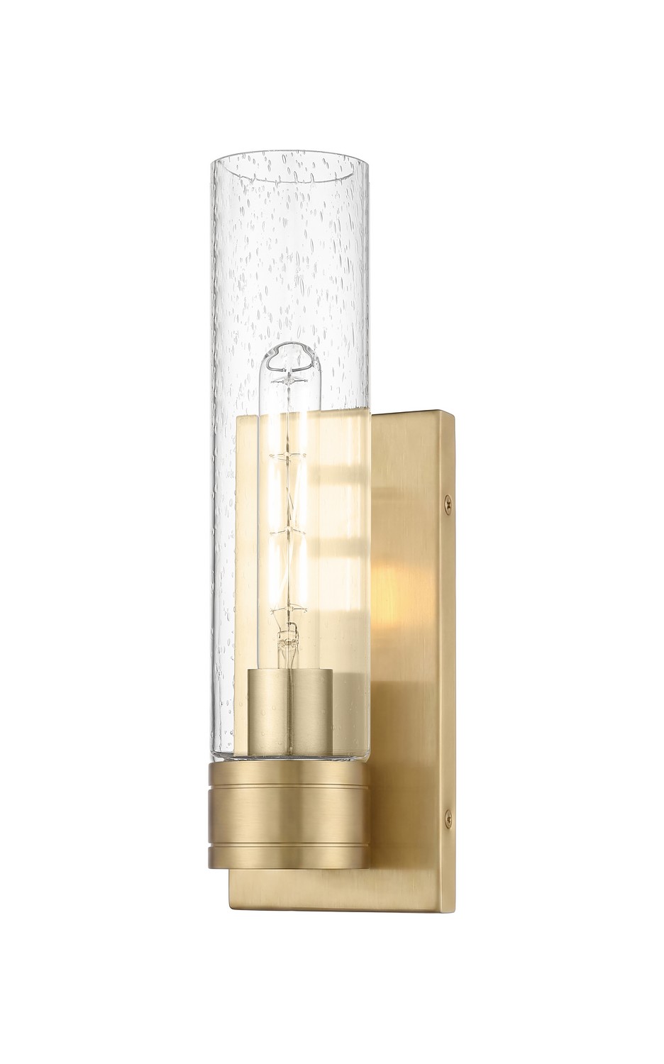 One Light Wall Sconce by Innovations - Downtown Urban Collection, Champagne Bronze Finish - 617-1W-CB-G617-11SDY