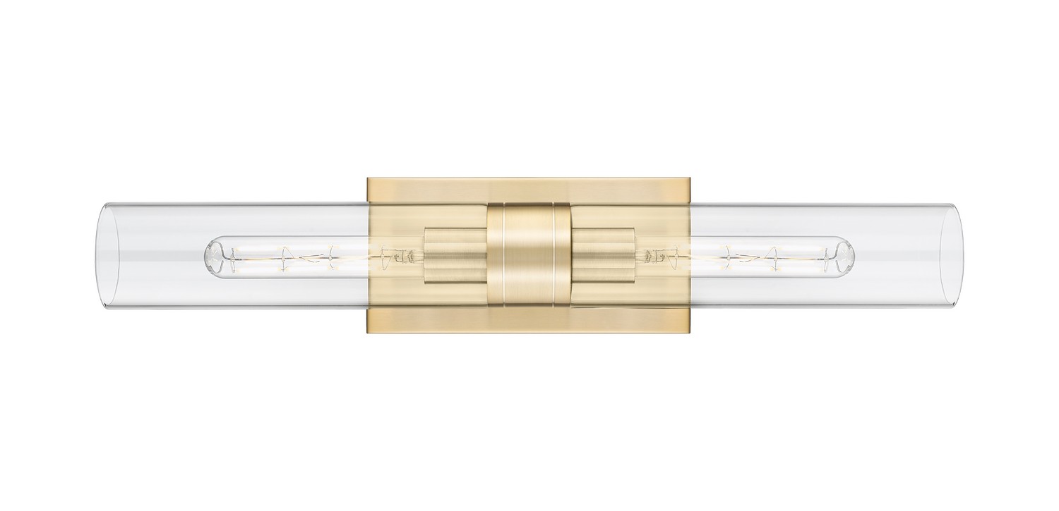 Two Light Bath Vanity by Innovations - Downtown Urban Collection, Champagne Bronze Finish - 617-2W-CB-G617-11CL