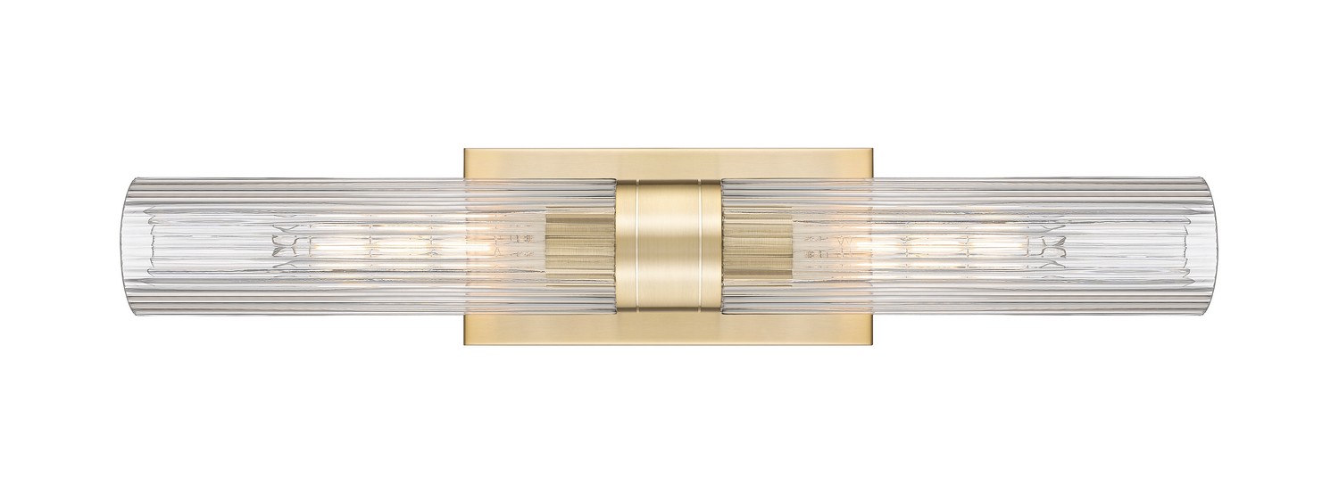 Two Light Bath Vanity by Innovations - Downtown Urban Collection, Champagne Bronze Finish - 617-2W-CB-G617-11SCL