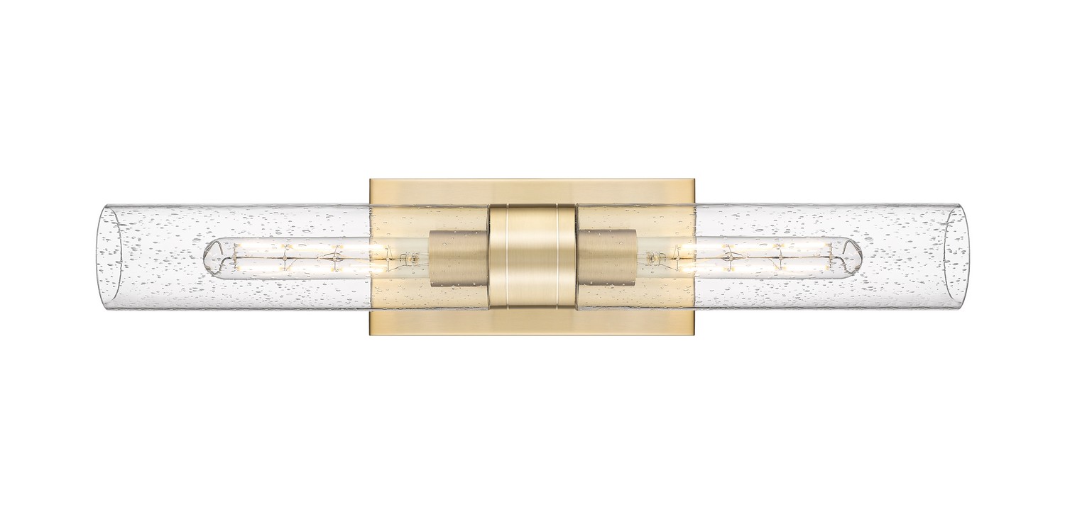 Two Light Bath Vanity by Innovations - Downtown Urban Collection, Champagne Bronze Finish - 617-2W-CB-G617-11SDY
