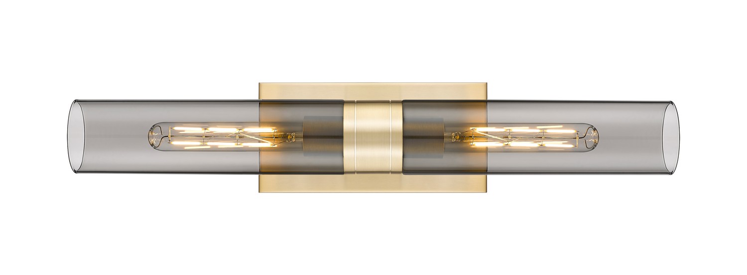 Two Light Bath Vanity by Innovations - Downtown Urban Collection, Champagne Bronze Finish - 617-2W-CB-G617-11SM