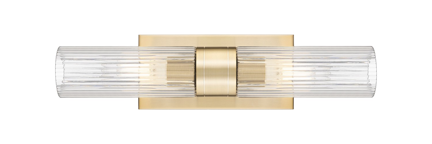 Two Light Bath Vanity by Innovations - Downtown Urban Collection, Champagne Bronze Finish - 617-2W-CB-G617-8SCL