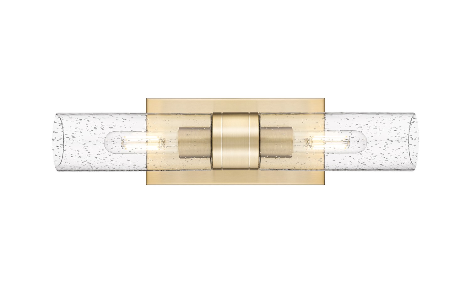 Two Light Bath Vanity by Innovations - Downtown Urban Collection, Champagne Bronze Finish - 617-2W-CB-G617-8SDY