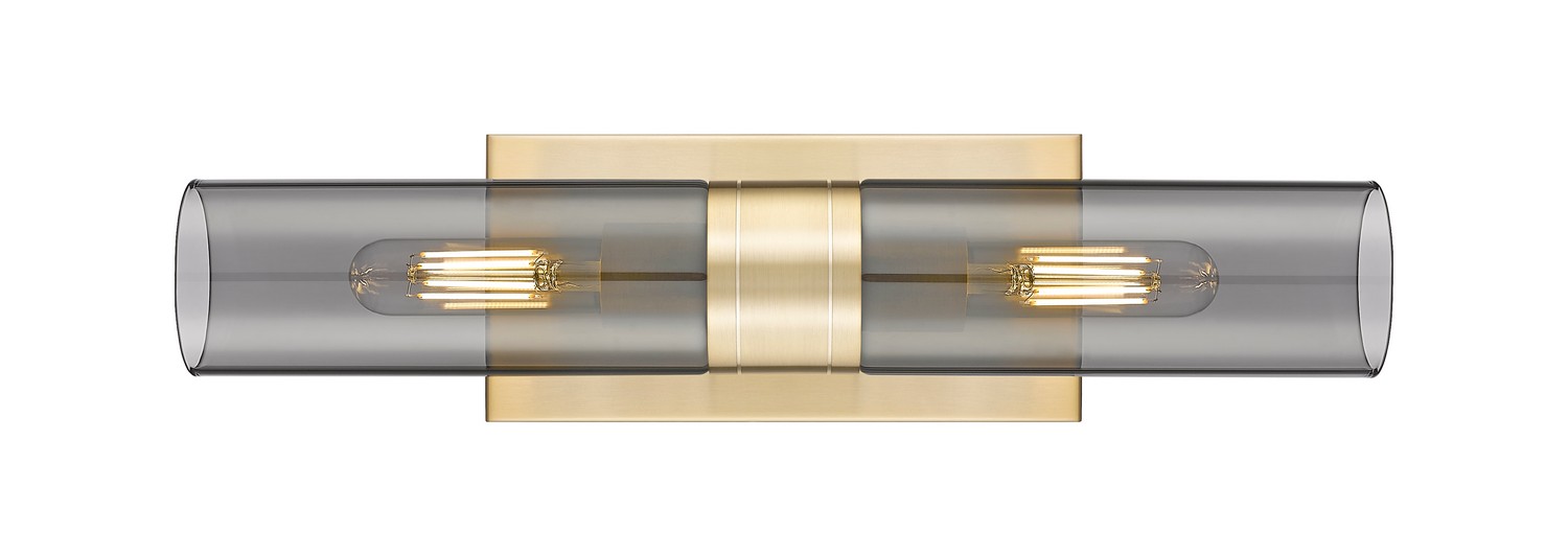 Two Light Bath Vanity by Innovations - Downtown Urban Collection, Champagne Bronze Finish - 617-2W-CB-G617-8SM