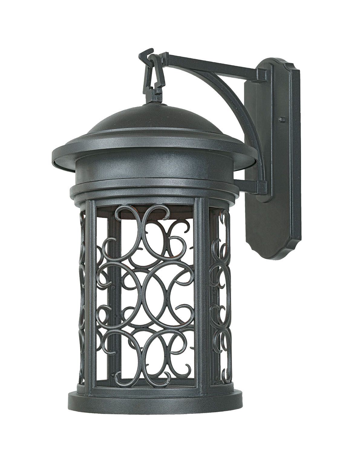 Oil Rubbed Bronze One Light Wall Lantern From The Ellington Collection-image