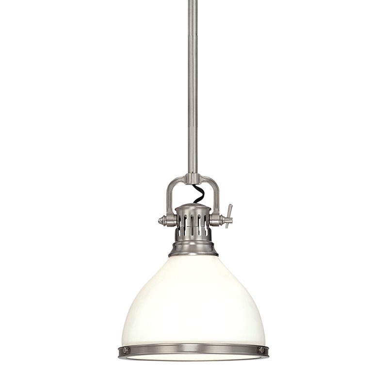 Hudson Valley Randolph One Light Pendant in Satin Nickel - 2622-SN