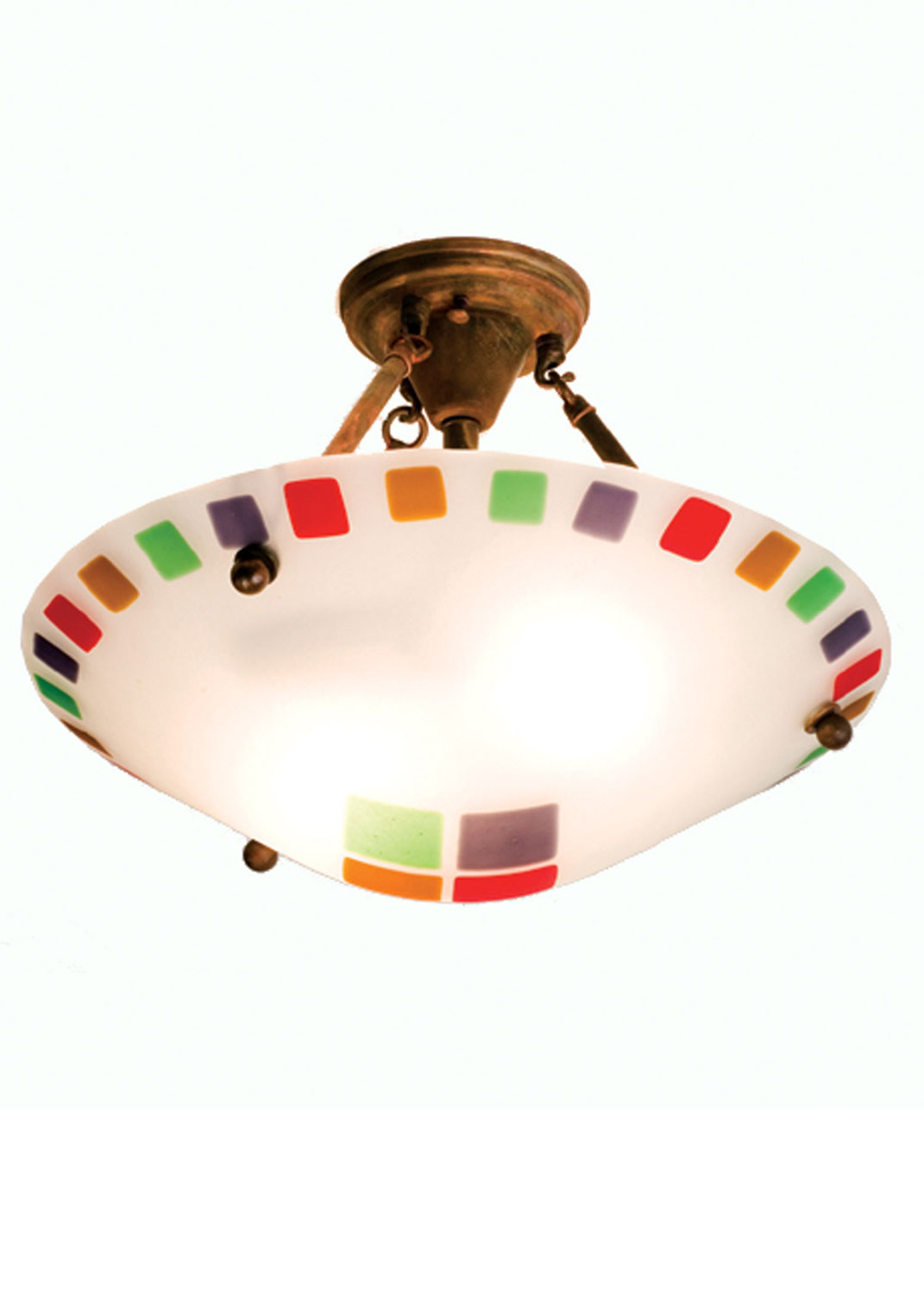 Two Light Semi-Flushmount