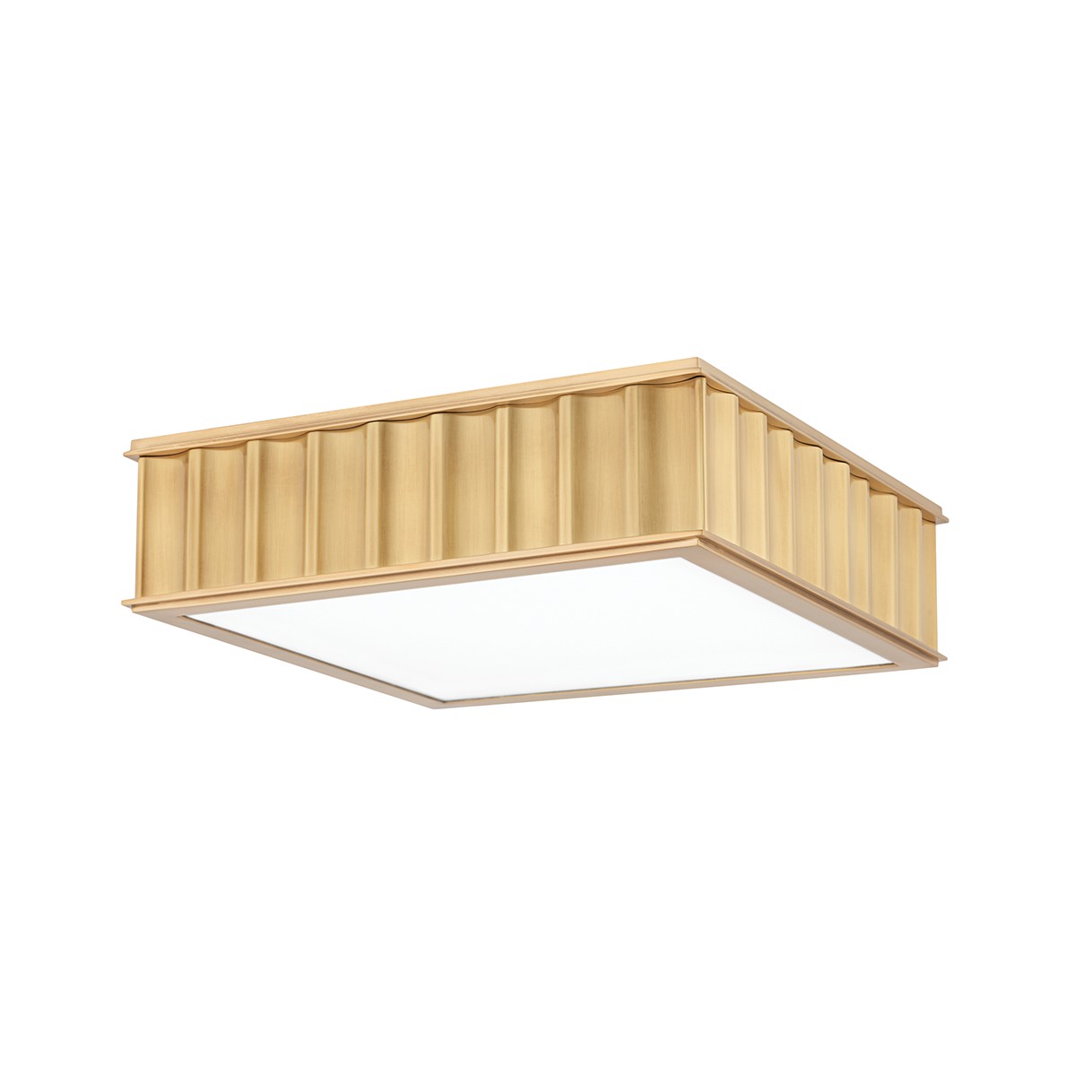 Hudson Valley Middlebury Two Light Flush Mount in Aged Brass - 931-AGB