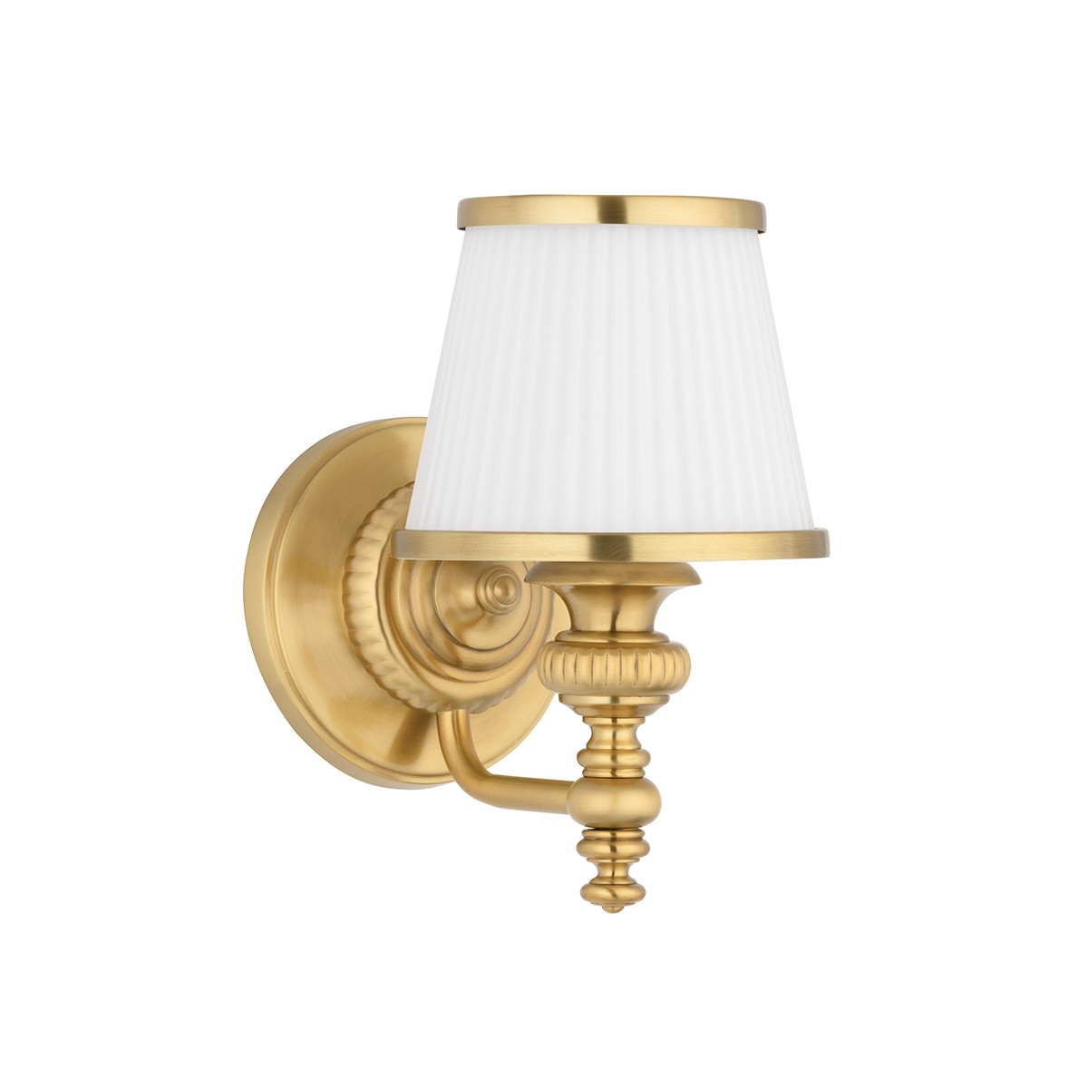 Hudson Valley Milton One Light Bath Bracket in Flemish Brass - 2001-FB