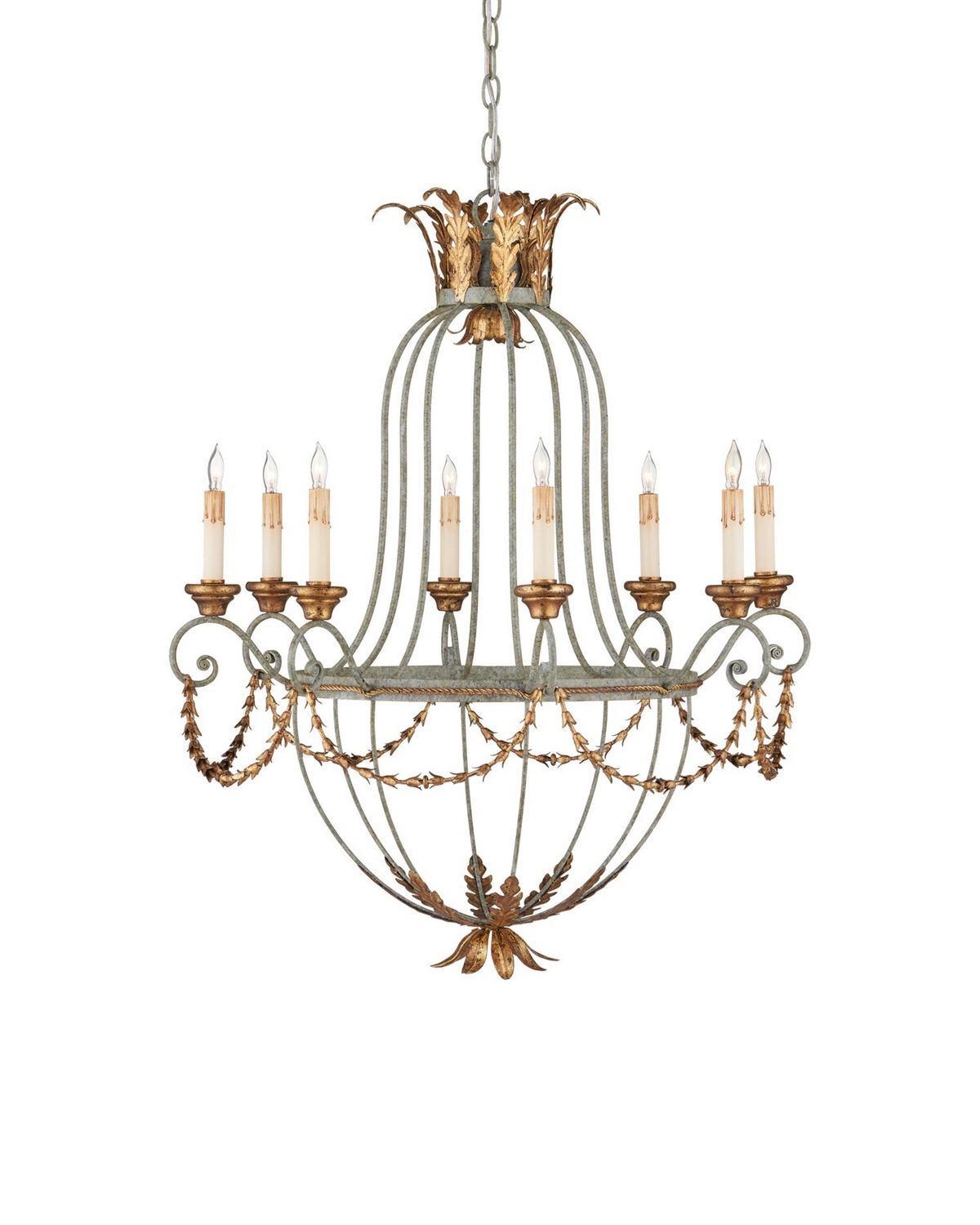Elegance Eight Light Chandelier