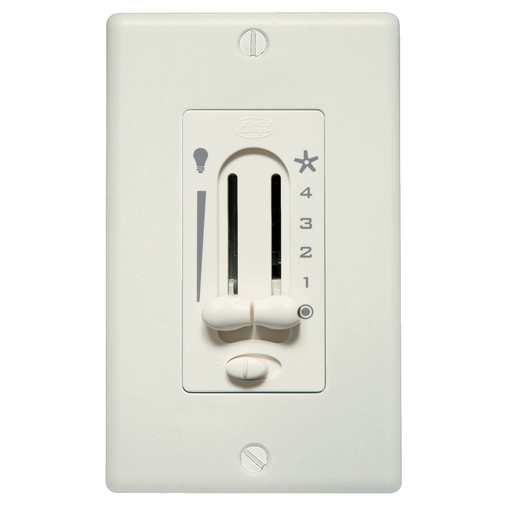 Hunter Fan 27183 Fan Accessory Dual Slide Wall Control, with Preset